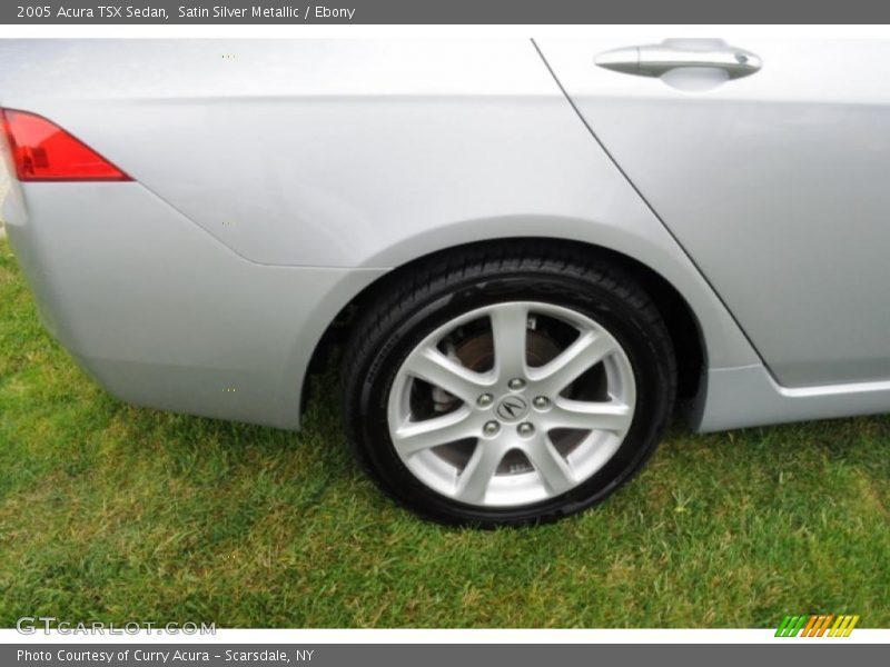 Satin Silver Metallic / Ebony 2005 Acura TSX Sedan