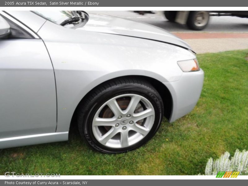 Satin Silver Metallic / Ebony 2005 Acura TSX Sedan