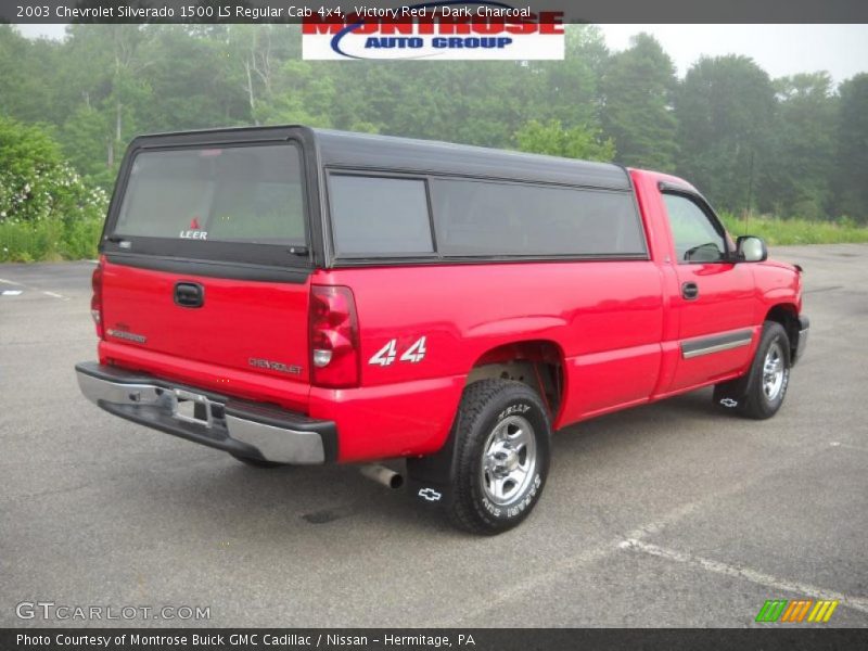 Victory Red / Dark Charcoal 2003 Chevrolet Silverado 1500 LS Regular Cab 4x4