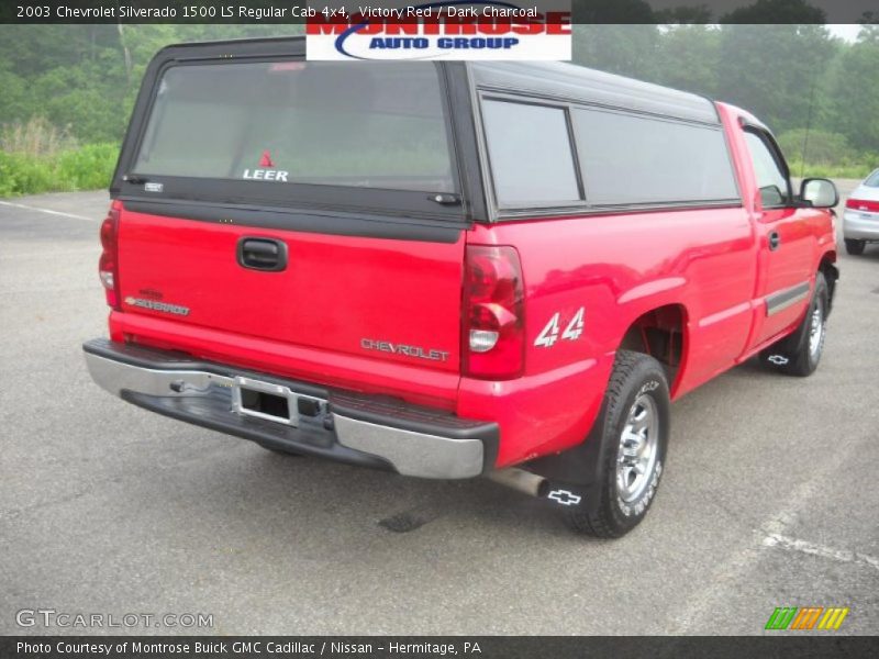 Victory Red / Dark Charcoal 2003 Chevrolet Silverado 1500 LS Regular Cab 4x4