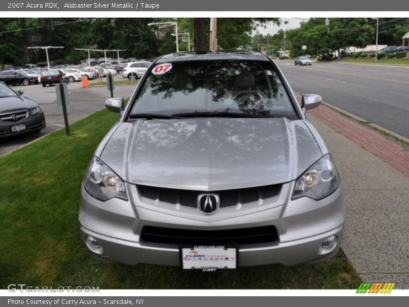 Alabaster Silver Metallic / Taupe 2007 Acura RDX
