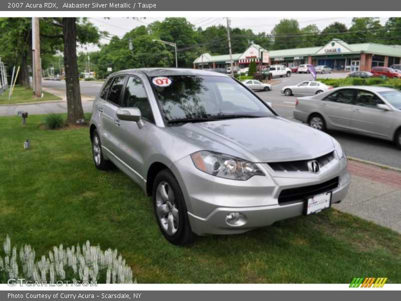 Alabaster Silver Metallic / Taupe 2007 Acura RDX