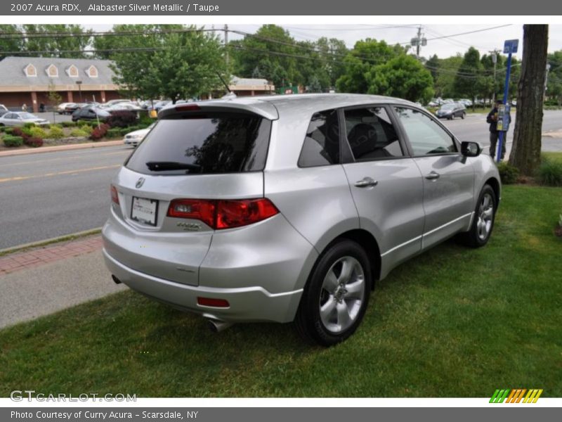 Alabaster Silver Metallic / Taupe 2007 Acura RDX