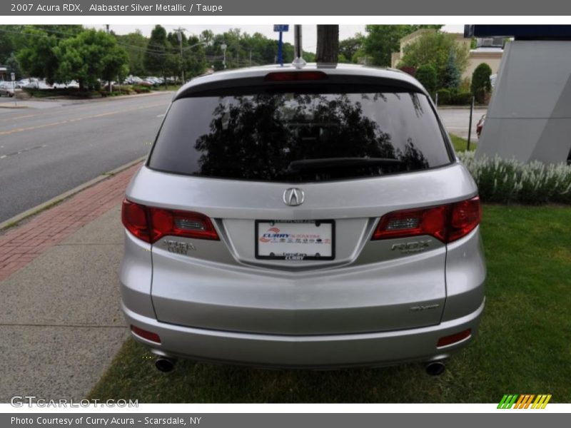 Alabaster Silver Metallic / Taupe 2007 Acura RDX