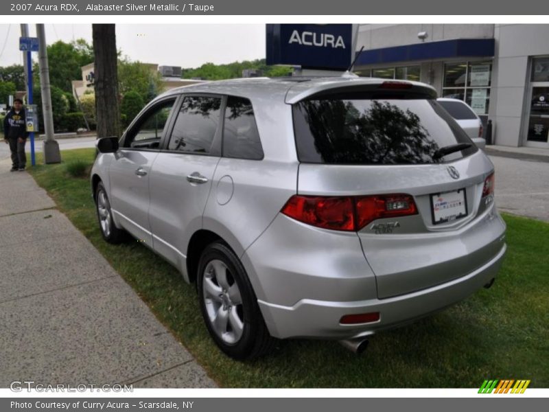 Alabaster Silver Metallic / Taupe 2007 Acura RDX