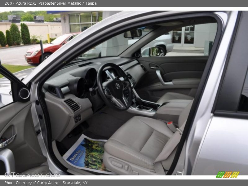 Alabaster Silver Metallic / Taupe 2007 Acura RDX