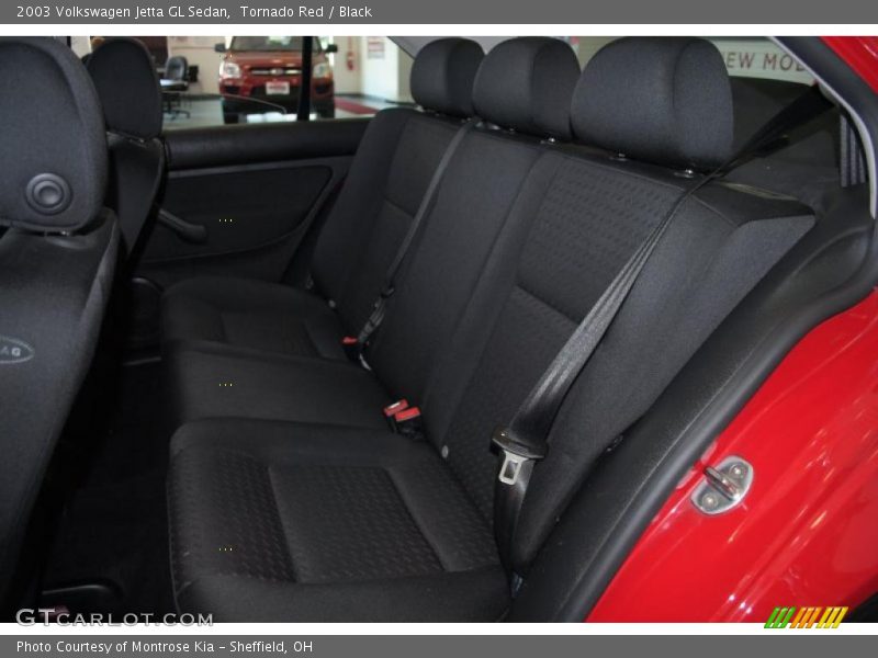 Tornado Red / Black 2003 Volkswagen Jetta GL Sedan