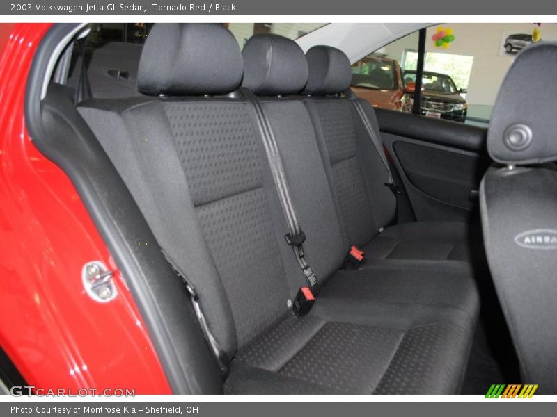 Tornado Red / Black 2003 Volkswagen Jetta GL Sedan