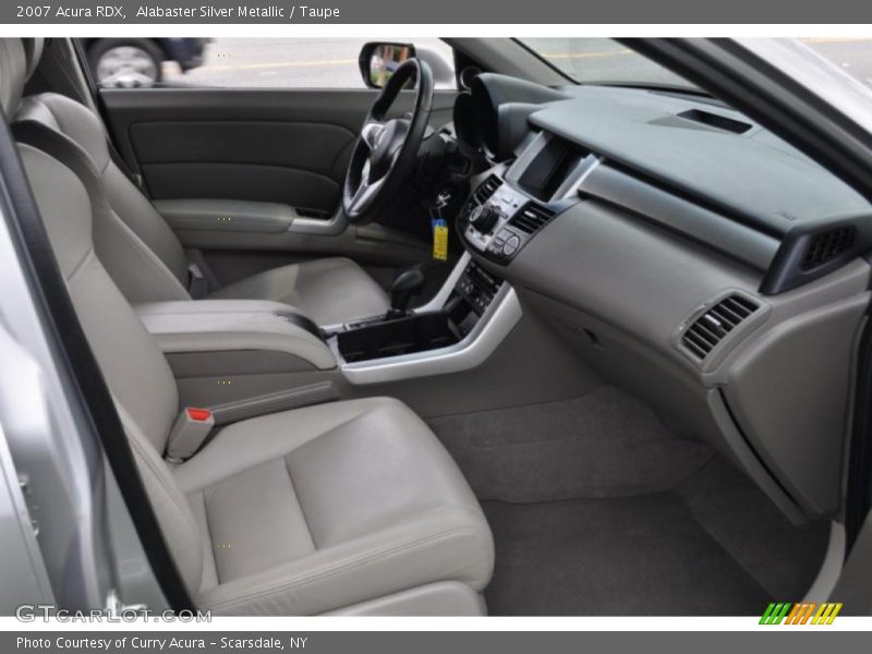 Alabaster Silver Metallic / Taupe 2007 Acura RDX