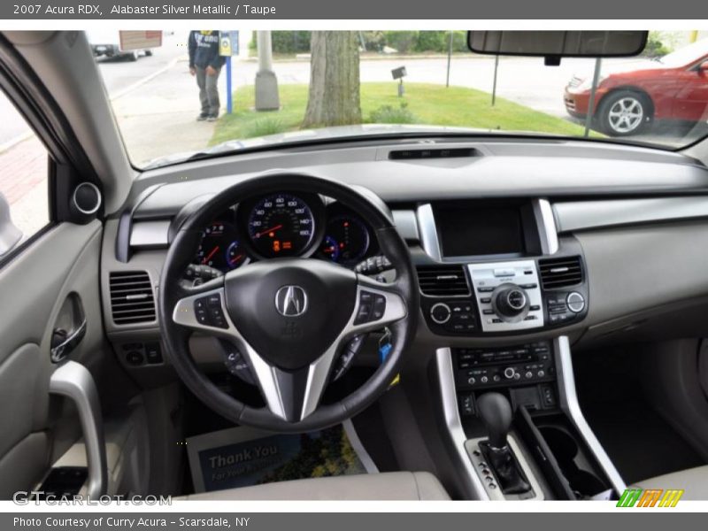 Alabaster Silver Metallic / Taupe 2007 Acura RDX