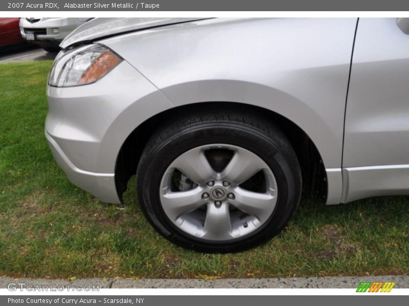 Alabaster Silver Metallic / Taupe 2007 Acura RDX