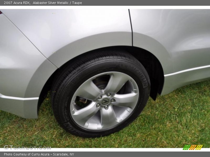 Alabaster Silver Metallic / Taupe 2007 Acura RDX