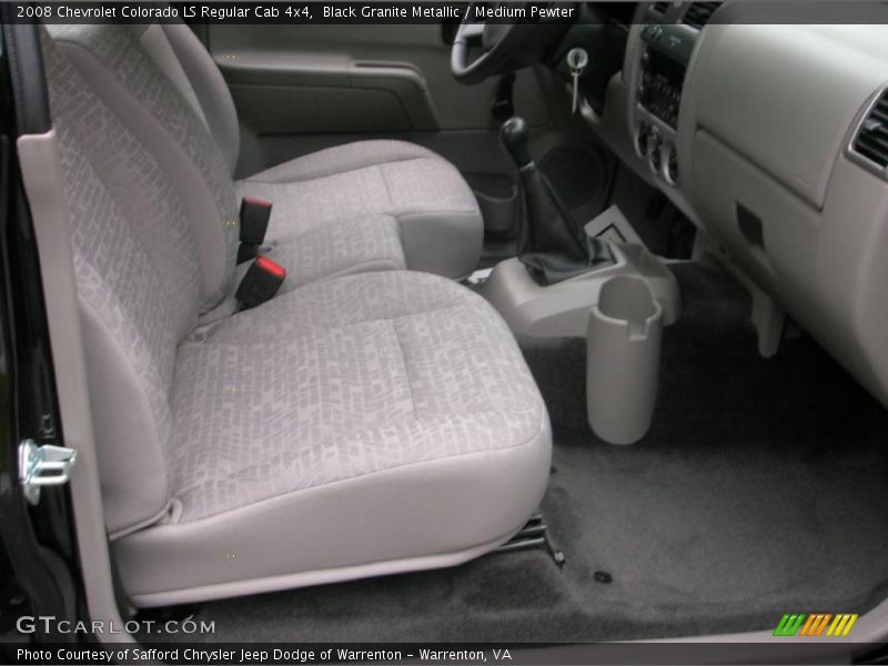 Black Granite Metallic / Medium Pewter 2008 Chevrolet Colorado LS Regular Cab 4x4