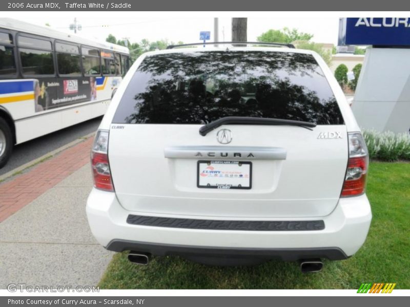 Taffeta White / Saddle 2006 Acura MDX