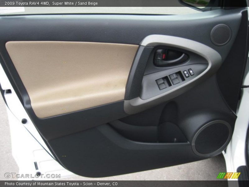 Super White / Sand Beige 2009 Toyota RAV4 4WD