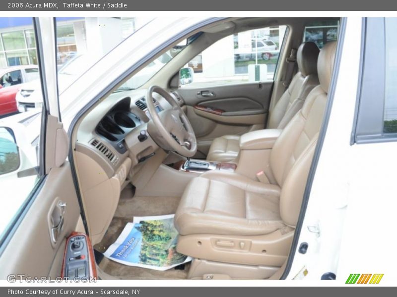 Taffeta White / Saddle 2006 Acura MDX