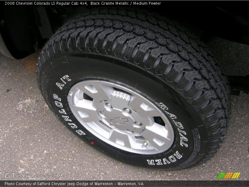 Black Granite Metallic / Medium Pewter 2008 Chevrolet Colorado LS Regular Cab 4x4