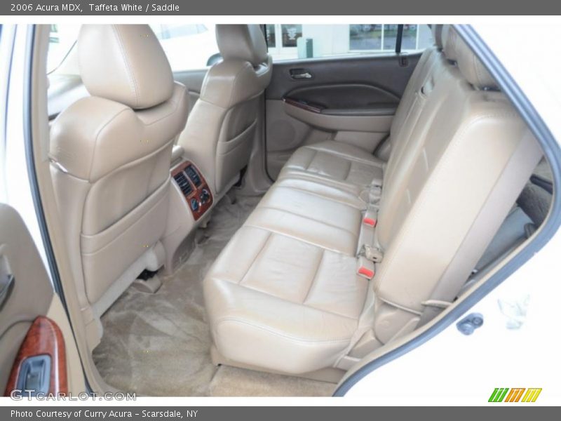 Taffeta White / Saddle 2006 Acura MDX