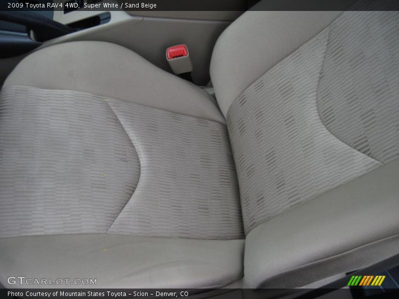 Super White / Sand Beige 2009 Toyota RAV4 4WD