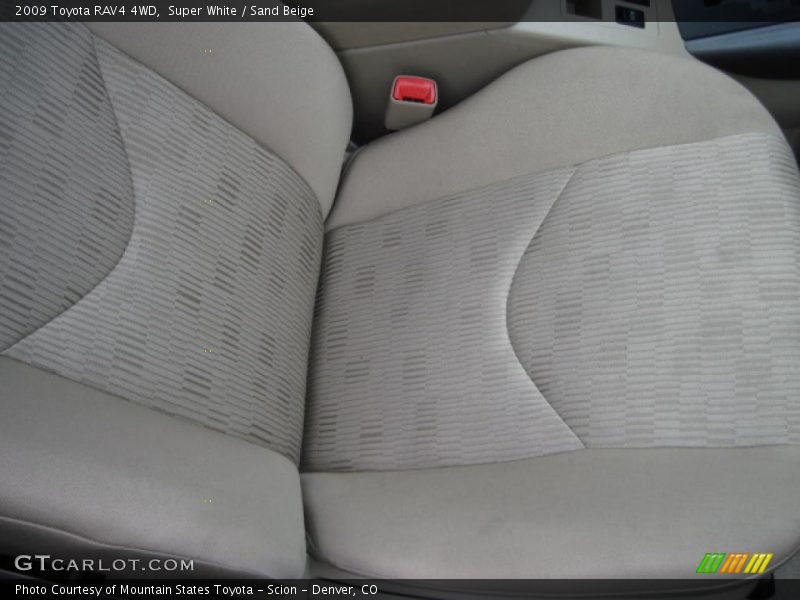 Super White / Sand Beige 2009 Toyota RAV4 4WD