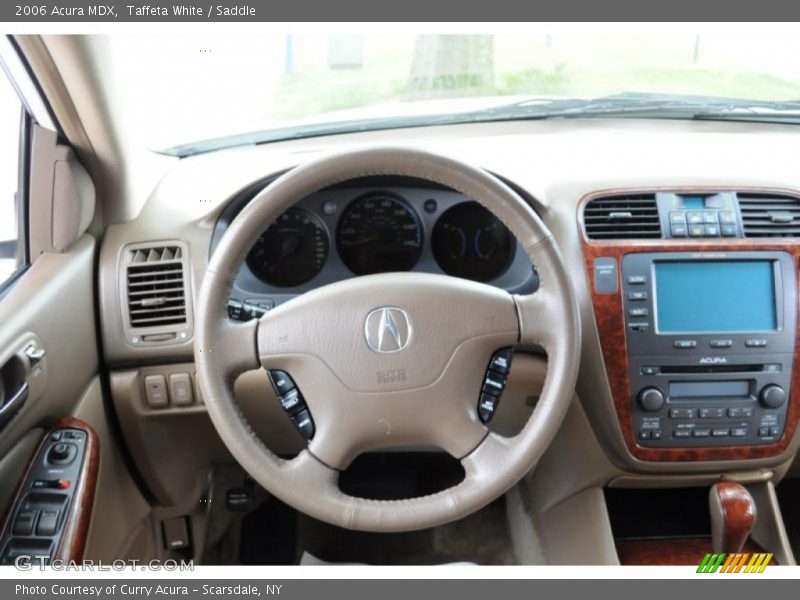 Taffeta White / Saddle 2006 Acura MDX