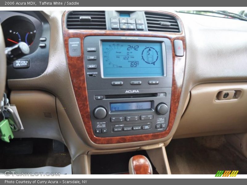 Taffeta White / Saddle 2006 Acura MDX
