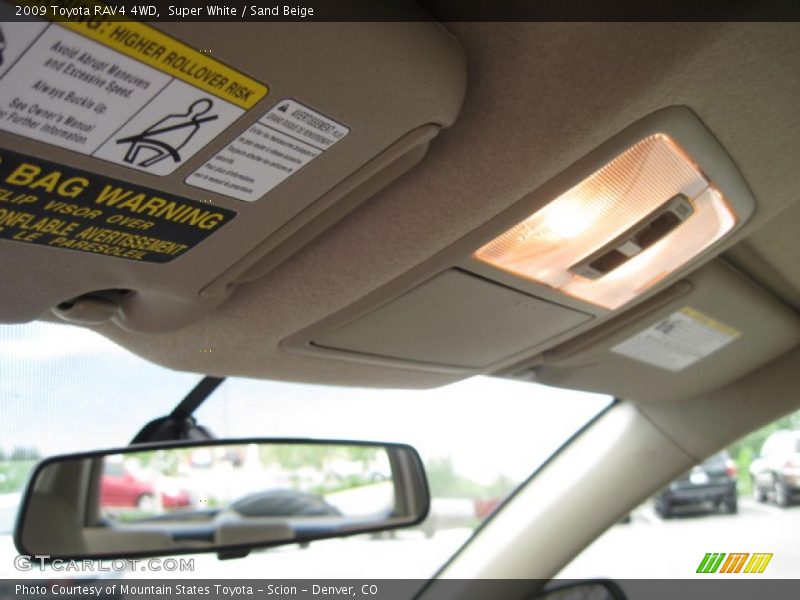 Super White / Sand Beige 2009 Toyota RAV4 4WD