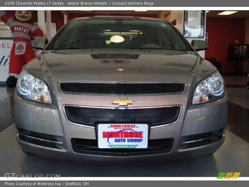 Amber Bronze Metallic / Cocoa/Cashmere Beige 2008 Chevrolet Malibu LT Sedan