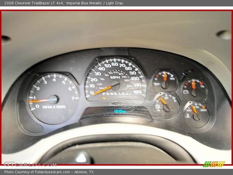 Imperial Blue Metallic / Light Gray 2008 Chevrolet TrailBlazer LT 4x4