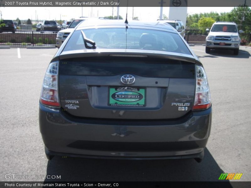 Magnetic Gray Metallic / Dark Gray 2007 Toyota Prius Hybrid