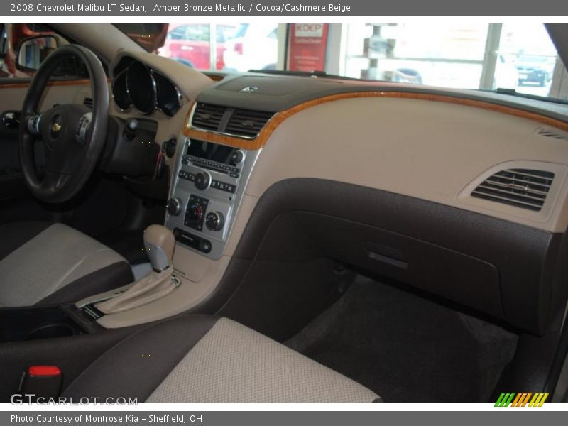 Amber Bronze Metallic / Cocoa/Cashmere Beige 2008 Chevrolet Malibu LT Sedan