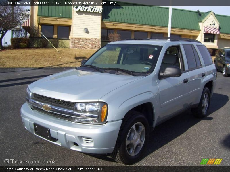 Moondust Metallic / Light Gray 2008 Chevrolet TrailBlazer LS 4x4