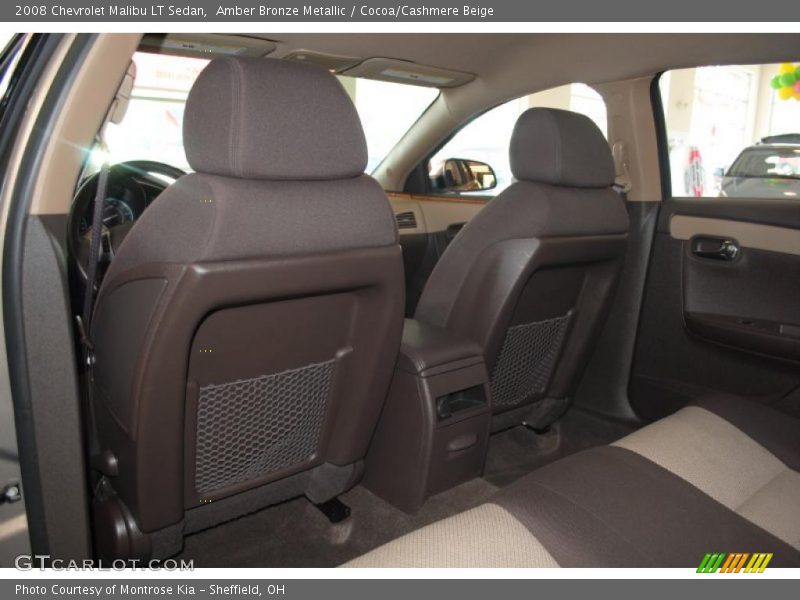 Amber Bronze Metallic / Cocoa/Cashmere Beige 2008 Chevrolet Malibu LT Sedan