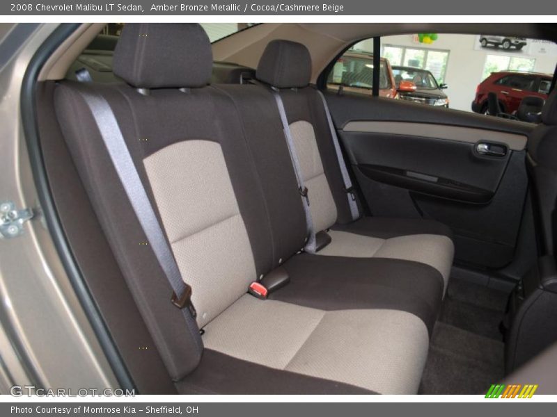 Amber Bronze Metallic / Cocoa/Cashmere Beige 2008 Chevrolet Malibu LT Sedan
