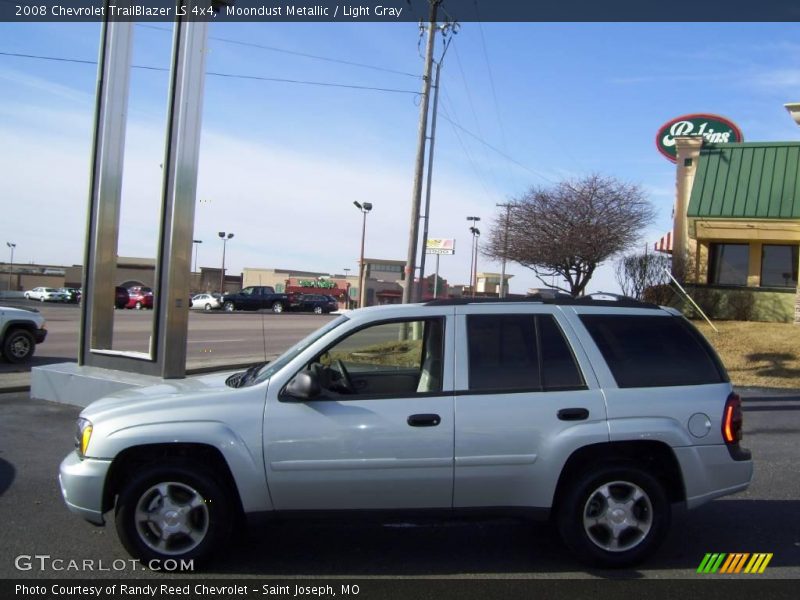 Moondust Metallic / Light Gray 2008 Chevrolet TrailBlazer LS 4x4