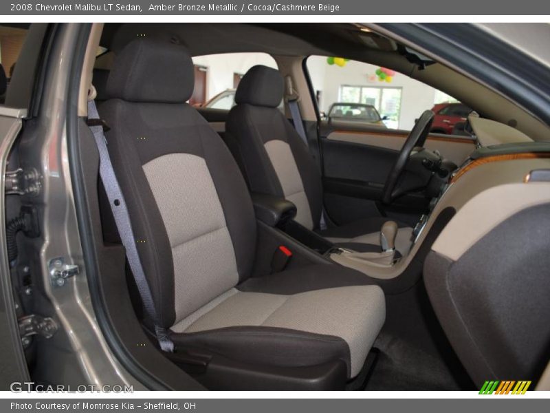 Amber Bronze Metallic / Cocoa/Cashmere Beige 2008 Chevrolet Malibu LT Sedan