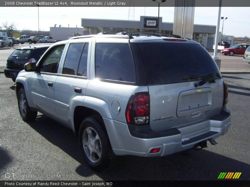 Moondust Metallic / Light Gray 2008 Chevrolet TrailBlazer LS 4x4