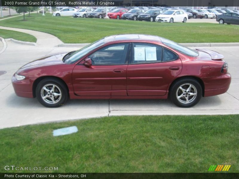 Redfire Metallic / Graphite 2003 Pontiac Grand Prix GT Sedan