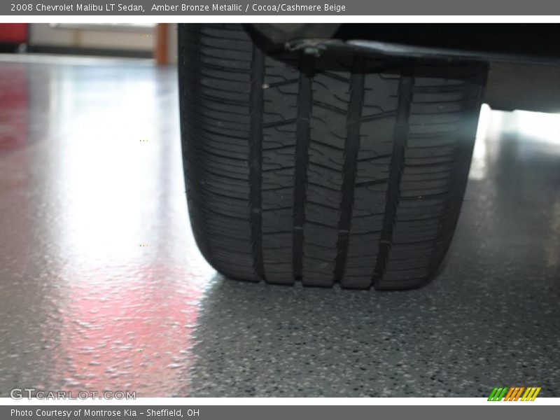 Amber Bronze Metallic / Cocoa/Cashmere Beige 2008 Chevrolet Malibu LT Sedan