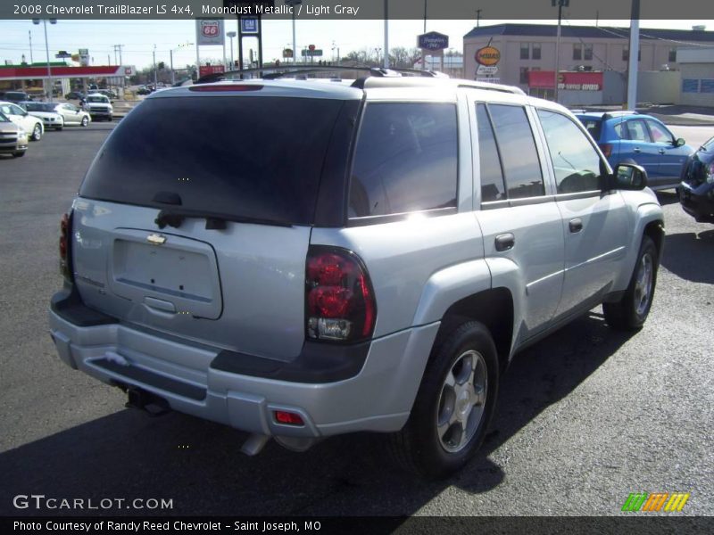 Moondust Metallic / Light Gray 2008 Chevrolet TrailBlazer LS 4x4