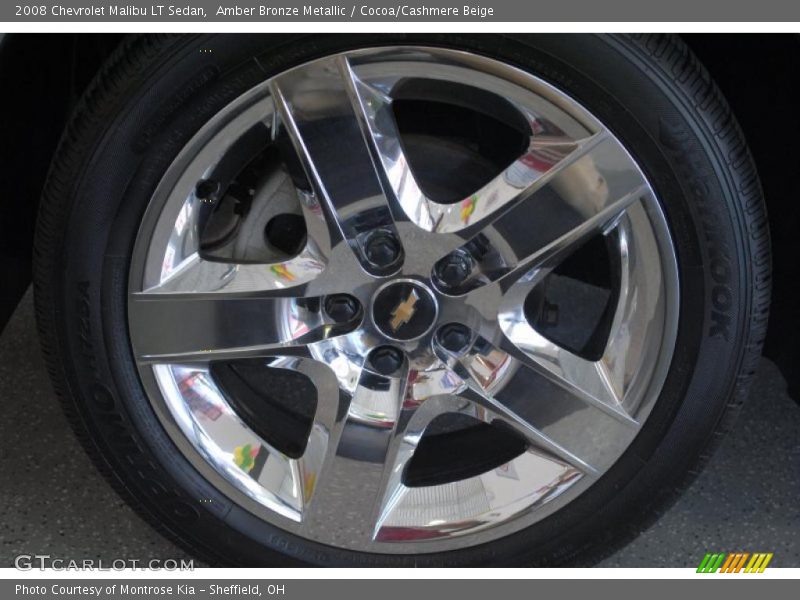 Amber Bronze Metallic / Cocoa/Cashmere Beige 2008 Chevrolet Malibu LT Sedan