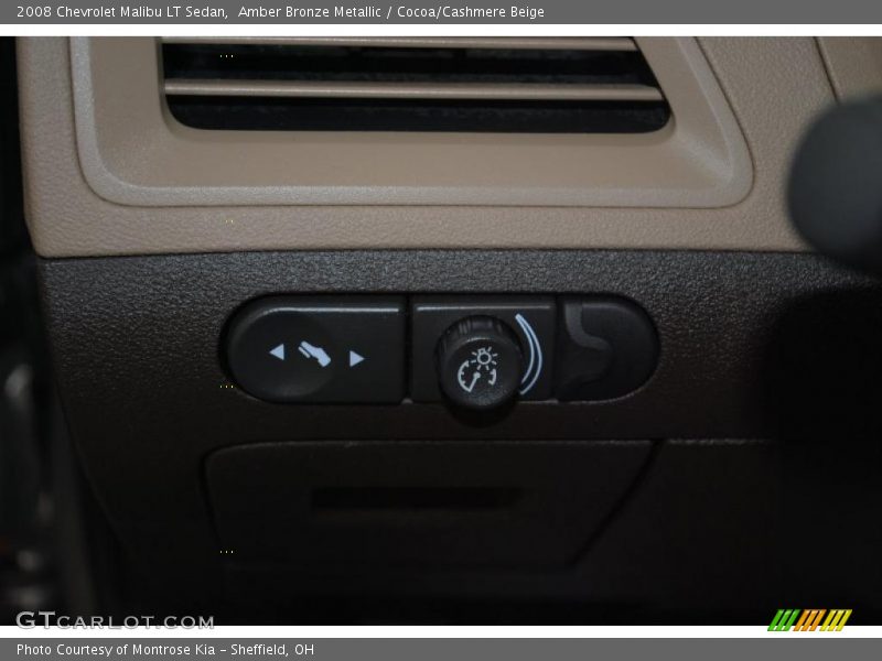 Amber Bronze Metallic / Cocoa/Cashmere Beige 2008 Chevrolet Malibu LT Sedan