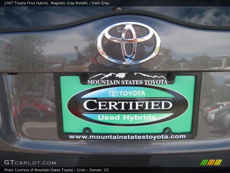 Magnetic Gray Metallic / Dark Gray 2007 Toyota Prius Hybrid