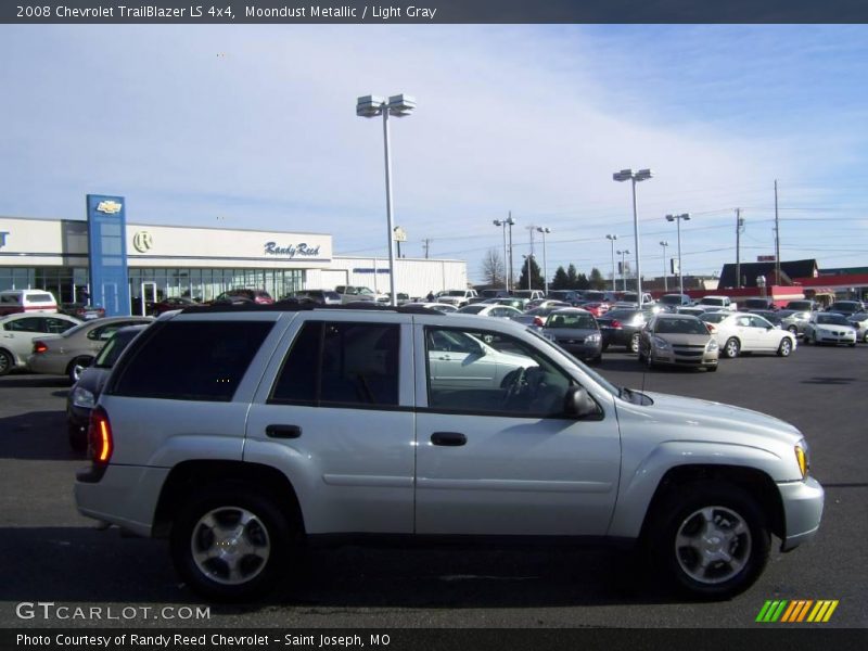 Moondust Metallic / Light Gray 2008 Chevrolet TrailBlazer LS 4x4