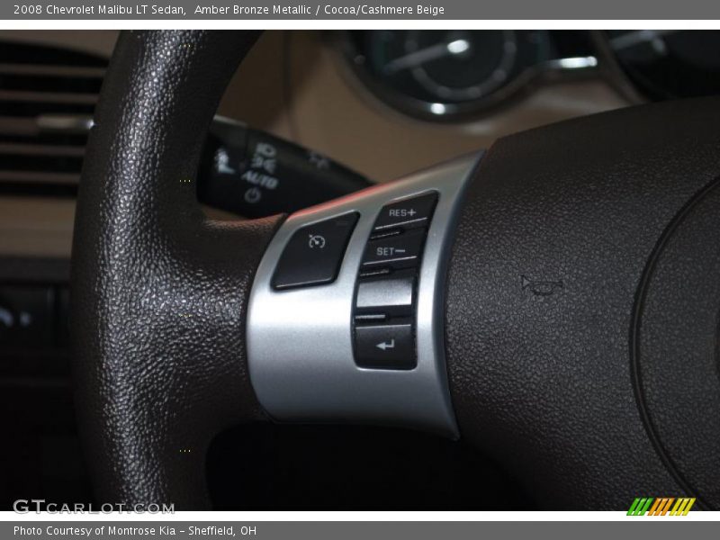 Amber Bronze Metallic / Cocoa/Cashmere Beige 2008 Chevrolet Malibu LT Sedan
