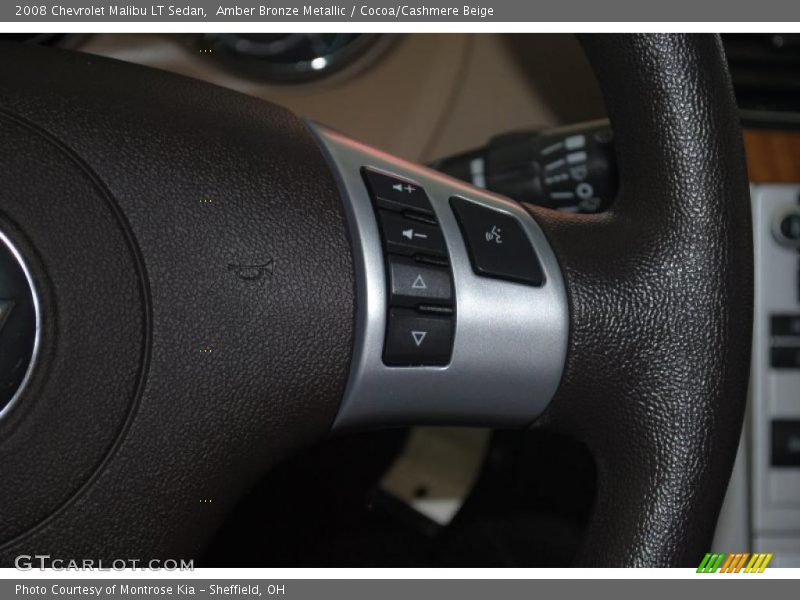 Amber Bronze Metallic / Cocoa/Cashmere Beige 2008 Chevrolet Malibu LT Sedan