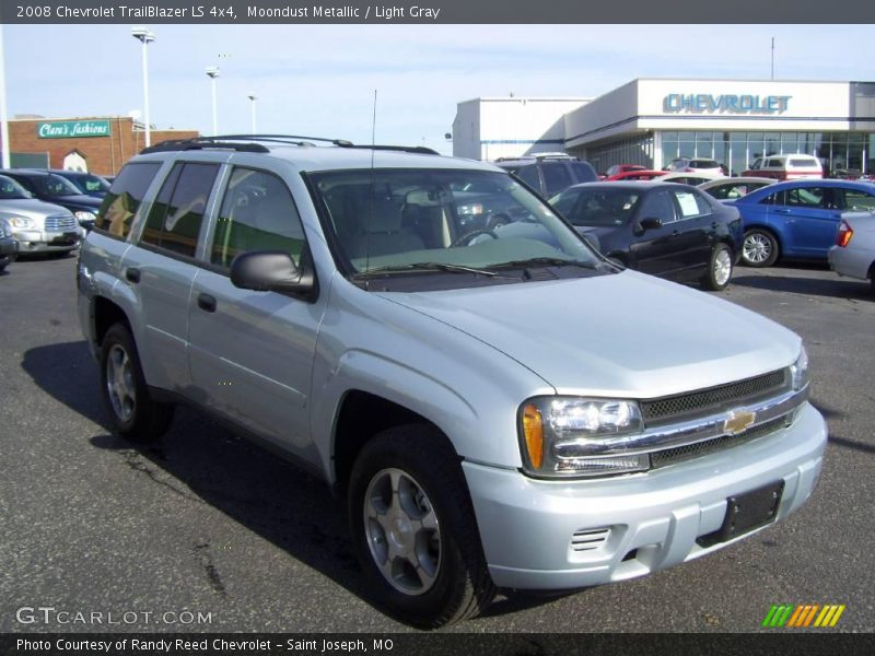 Moondust Metallic / Light Gray 2008 Chevrolet TrailBlazer LS 4x4