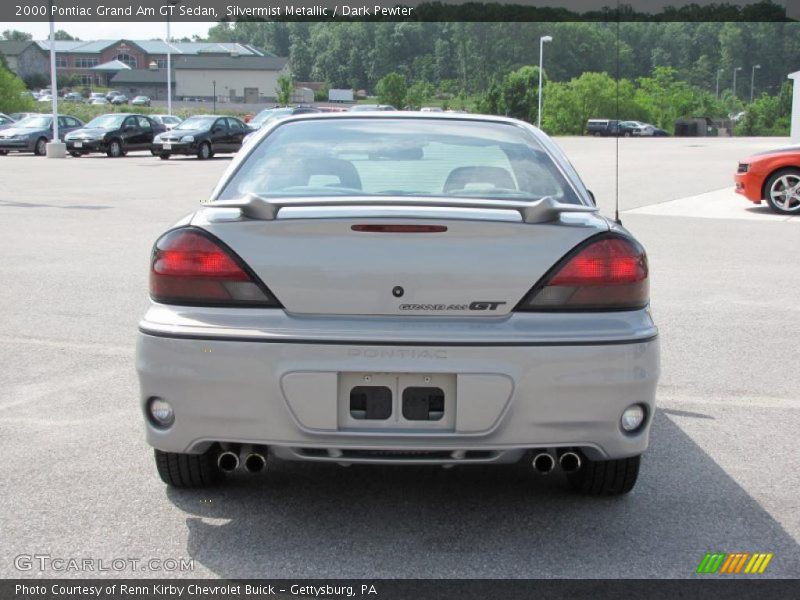 Silvermist Metallic / Dark Pewter 2000 Pontiac Grand Am GT Sedan