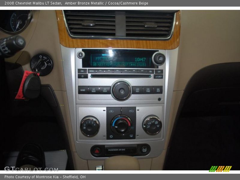 Amber Bronze Metallic / Cocoa/Cashmere Beige 2008 Chevrolet Malibu LT Sedan