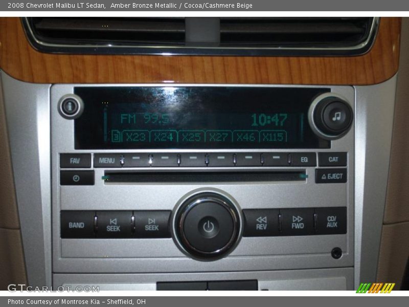 Amber Bronze Metallic / Cocoa/Cashmere Beige 2008 Chevrolet Malibu LT Sedan